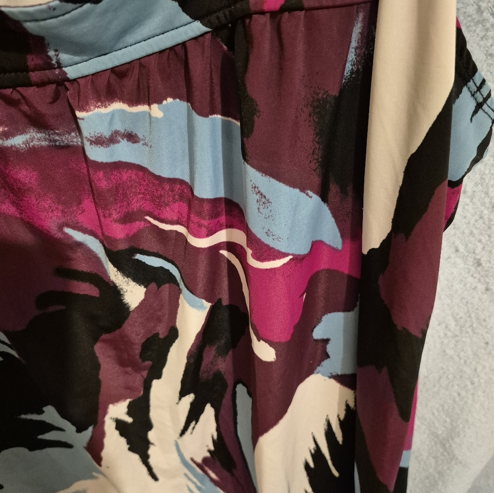 Square Neck Dressy Blouse - Picture 2 of 5